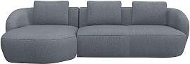 Wohnlandschaft FLEXLUX "Torino, rund, L-Form, 
