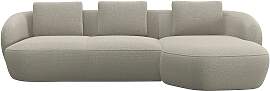 Wohnlandschaft FLEXLUX "Torino, rund, L-Form, 