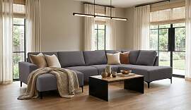 Wohnlandschaft HOME AFFAIRE "Tournon U-Form,