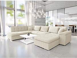 Wohnlandschaft mit Schlaffunktion Tony Cord