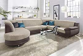 Wohnlandschaft TRENDMANUFAKTUR "Rondo 3,