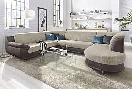 Wohnlandschaft TRENDMANUFAKTUR "Rondo 3,