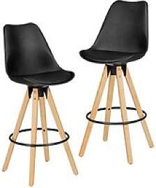 WOHNLING Barhocker WL5.046 schwarz, 2 St.