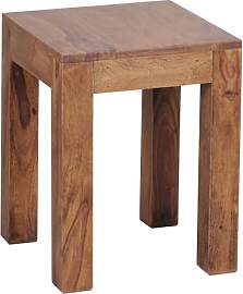 Wohnling Beistelltisch Mumbai Massiv-Holz Sheesham 