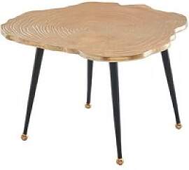 WOHNLING Couchtisch freiform Aluminium gold 64,0 x 