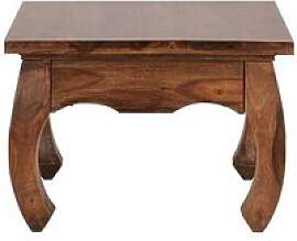 WOHNLING Couchtisch quadratisch Massivholz