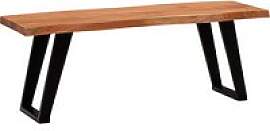 WOHNLING Esszimmerbank WL7.302 akazie Holz 140,0 cm