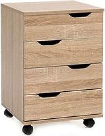 WOHNLING Rollcontainer Sonoma 4 Auszüge 40,0 x
