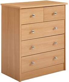 WOHNLING Schubladenschrank buche 5 Schubladen 60,0 