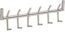 WOHNLING Wandgarderobe WL6.444 silber Metall 12