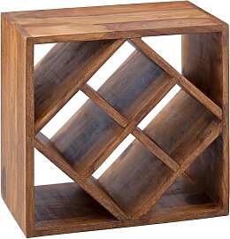 Wohnling Weinregal WL5.673 Sheesham Massivholz