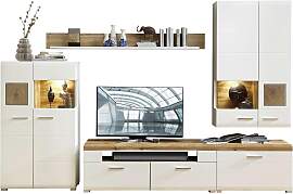 Wohnwand Fun Plus 80 Weiß