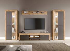 Wohnwand HOME AFFAIRE "AOSTA, Breite 310cm,