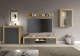Wohnwand HOME AFFAIRE "AOSTA, Breite 330cm,
