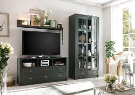 Wohnwand HOME AFFAIRE "Ascot", grün