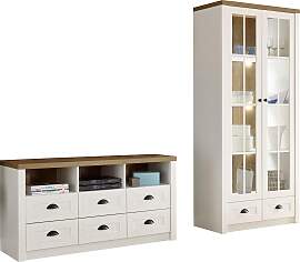 Wohnwand HOME AFFAIRE "Beauvais", weiß