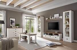 Wohnwand HOME AFFAIRE "Beauvais", weiß