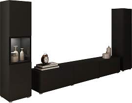 Wohnwand HOME AFFAIRE "BERLIN III, Vitrine