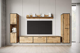 Wohnwand HOME AFFAIRE "BOGOTA XL, Vitrine