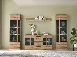 Wohnwand HOME AFFAIRE "Cantara", braun