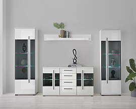 Wohnwand HOME AFFAIRE "Cantara", weiß,