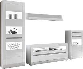 Wohnwand HOME AFFAIRE "Carat", weiß