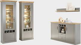 Wohnwand HOME AFFAIRE "Chambord", grau