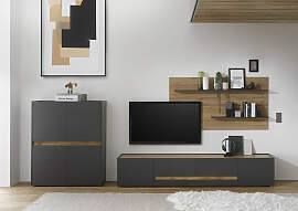 Wohnwand HOME AFFAIRE "City/Giron, moderne