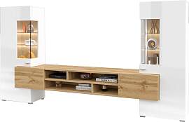 Wohnwand HOME AFFAIRE "Coby", weiß