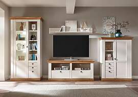 Wohnwand HOME AFFAIRE "Cremona", weiß