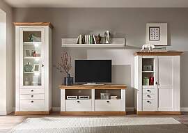 Wohnwand HOME AFFAIRE "Cremona", weiß