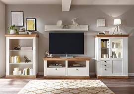 Wohnwand HOME AFFAIRE "Cremona", weiß