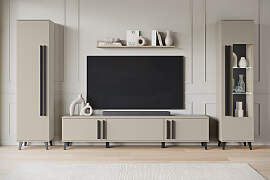 Wohnwand HOME AFFAIRE "Helsinki, Modernes Set 