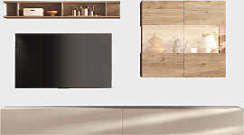 Wohnwand HOME AFFAIRE "Infinity, 4tlg. Breite 