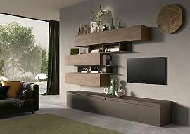 Wohnwand HOME AFFAIRE "Infinity, 8tlg. Breite 