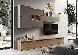 Wohnwand HOME AFFAIRE "Infinity, 8tlg. Breite 