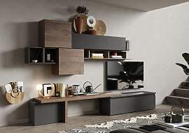 Wohnwand HOME AFFAIRE "Infinity, 8tlg. Breite 