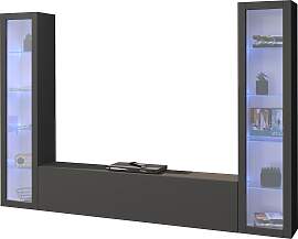 Wohnwand HOME AFFAIRE "Maruska", grau