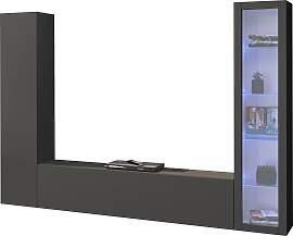 Wohnwand HOME AFFAIRE "Maruska", grau