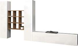 Wohnwand HOME AFFAIRE "Maruska", grau