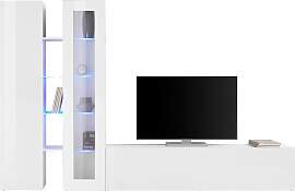 Wohnwand HOME AFFAIRE "Maruska", weiß