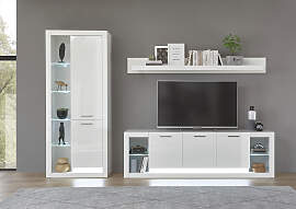 Wohnwand HOME AFFAIRE "Meran", weiß,