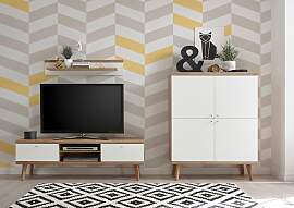 Wohnwand HOME AFFAIRE "Merle", braun