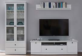 Wohnwand HOME AFFAIRE "Örebro", weiß,