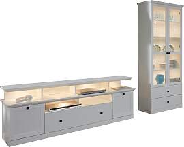 Wohnwand HOME AFFAIRE "Örebro", weiß,