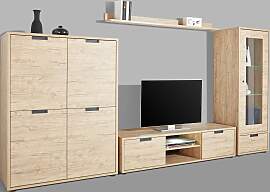 Wohnwand HOME AFFAIRE "Palma", braun