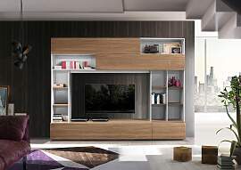 Wohnwand HOME AFFAIRE "Praktiko", weiß