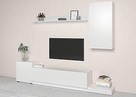 Wohnwand HOME AFFAIRE "Rimini", weiß