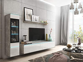 Wohnwand HOME AFFAIRE "VERA I, Vitrinen