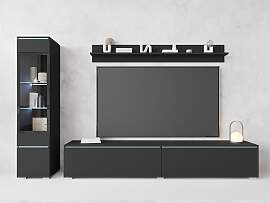 Wohnwand HOME AFFAIRE "VERA I, Vitrinen